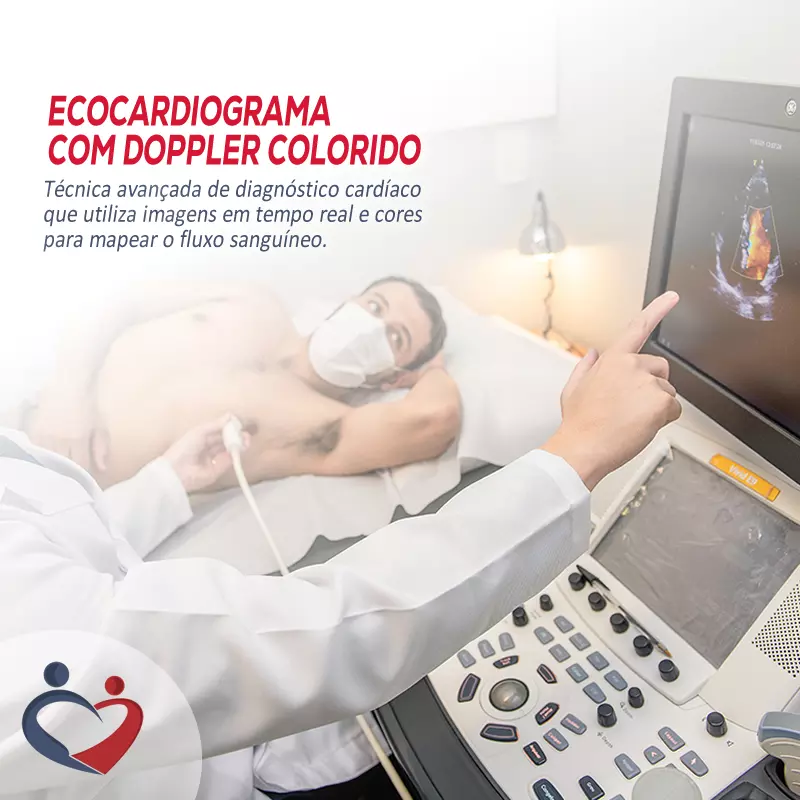 Ecocardiograma com Doppler Colorido